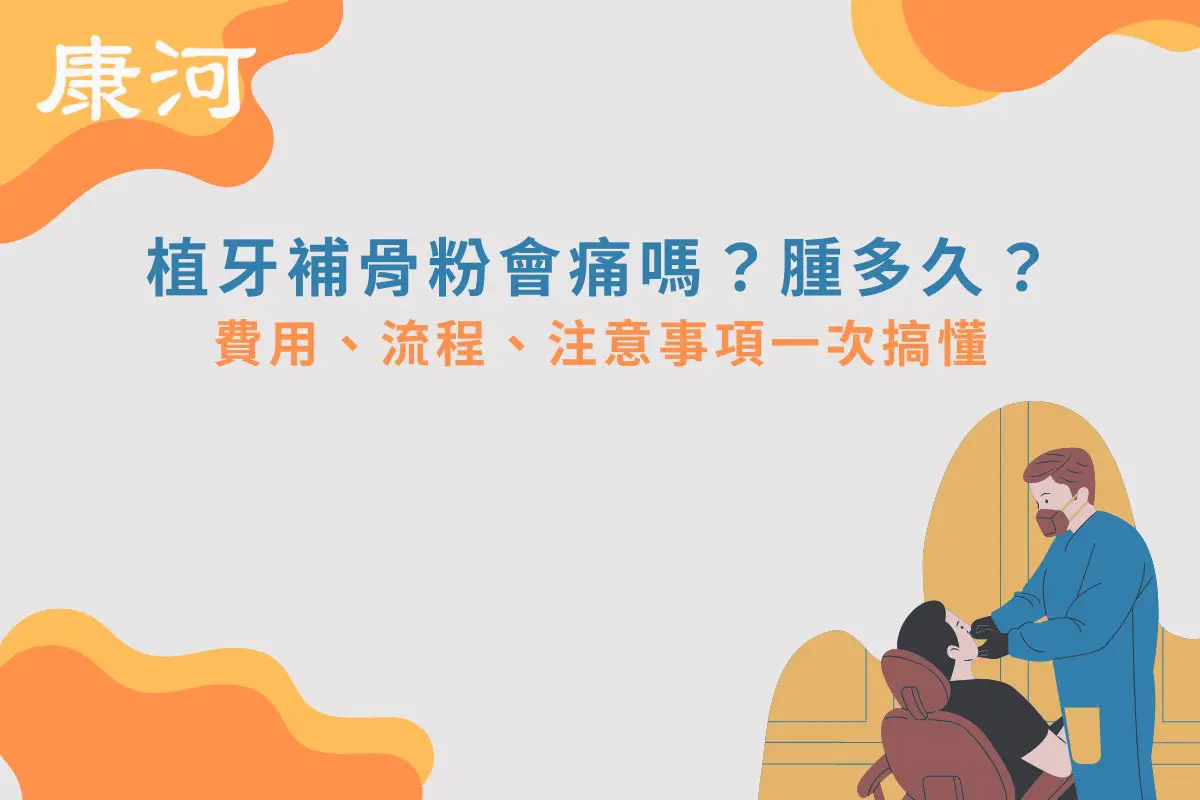 植牙補骨粉會痛嗎？腫多久？費用、流程、注意事項一次搞懂